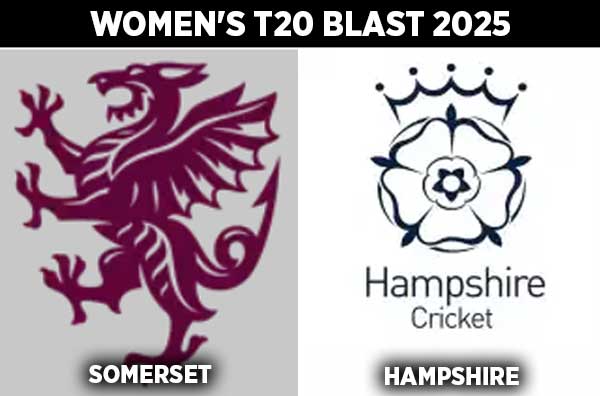 Match 30: Hampshire Women vs Somerset Women | Squads | Players to Watch | Fantasy Playing XI | Live Streaming | Pitch Report